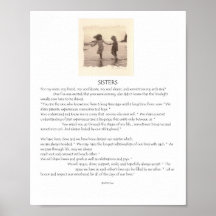 Soeurs Affiche