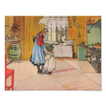 Soeurs - Koket poids du commerce Carl Larsson Photo D’art