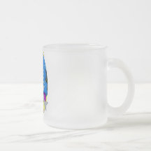 Sofia la tasse orange de sirène et de dauphin