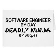 Software Engineer Ninja mortel Carte