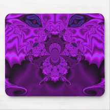 Soie pourpre abstraite de Faux de Mousepad Tapis De Souris