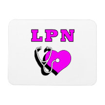 Soin de LPN Magnet En Vinyle