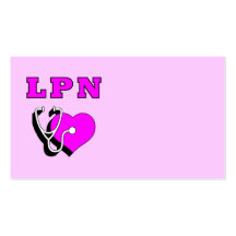 Soin de LPN Modèles De Cartes De Visite