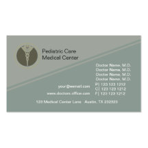 Soins médicaux de rendez-vous cartes de visite professionnelles