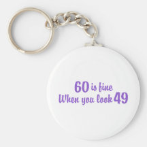 soixantième Anniversaire Porte-clé