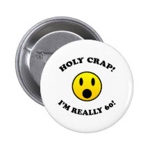 soixantième Cadeaux de bâillon d'anniversaire Badge