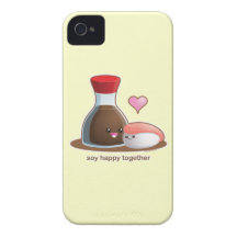 Soja heureux coque iPhone 4
