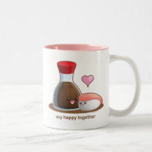 Soja heureux tasse à café