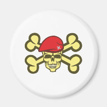 Soldat crâne tête de mort plus soldier skull aimant