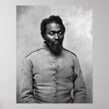Soldat de guerre civile d'Afro-américain, 1861