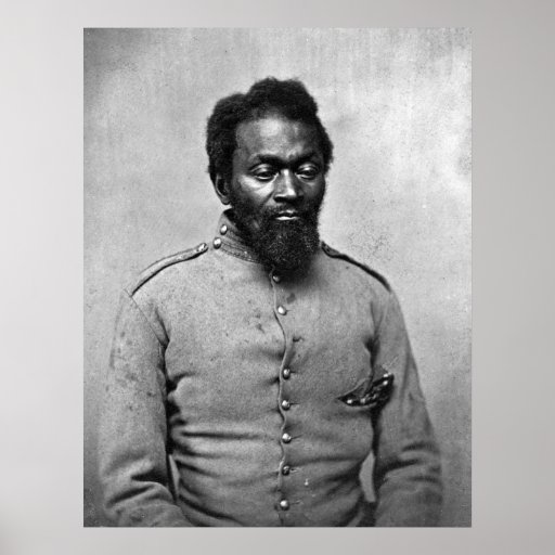 Soldat de guerre civile d'Afro-américain, 1861