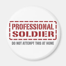 Soldat professionnel aimant