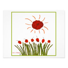 Soleil de tomate invitations personnalisables