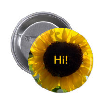 Soleil de tournesol badge avec épingle