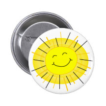 Soleil Pin's Avec Agrafe