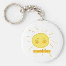 Soleil souriant porte-clé