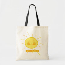 Soleil souriant sacs