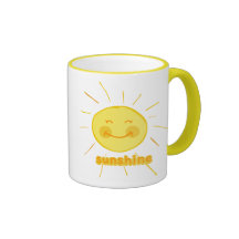 Soleil souriant tasses à café