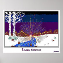 Solstice d'hiver affiches
