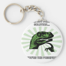 Solution de Philosoraptor drôle Porte-clef