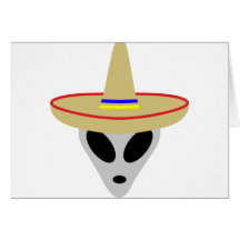sombrero étranger mexicain cartes de vœux