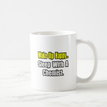 Sommeil avec un chimiste tasse à café