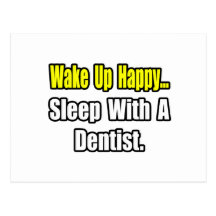Sommeil avec un dentiste cartes postales