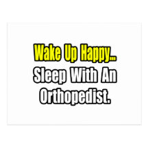 Sommeil avec un orthopédiste cartes postales