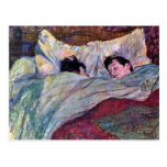 Sommeil par Toulouse-Lautrec Carte Postale