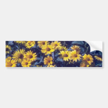 Sommesonne jaune, (Heliopsis Heliathoides) fleur Autocollants Pour Voiture