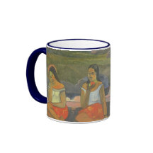 Somnolence délicieuse, Gauguin, art d'impressionis Tasse