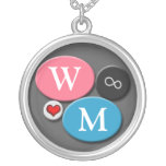 Son et sien dentelez pour toujours et collier rond