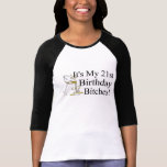 Son mon 21ème anniversaire râle (la boisson renver t-shirt