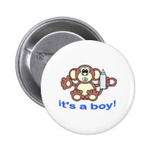Son un GARÇON ! Badges Avec Agrafe