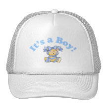 Son un garçon casquettes de camionneur