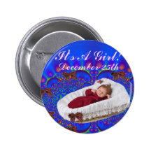 Son une fille ! Bouton Badges