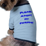 Sonnerie T de chiens - adoptez svp Manteaux Pour Toutous