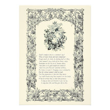 Sonnet de Shakespeare # 18 Carton D'invitation