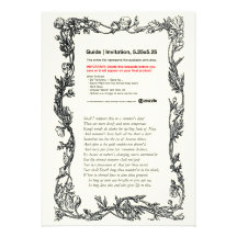 Sonnet de Shakespeare # 18 Faire-parts