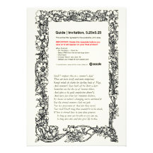 Sonnet de Shakespeare # 18 Cartons D'invitation Personnalisés