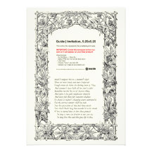 Sonnet de Shakespeare # 18 Invitations