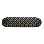 soopafriends sur toute la surface (blackBG) Skateboards Customisés