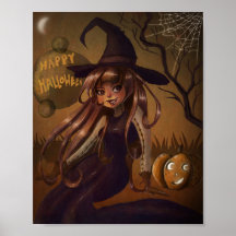 Sorcière de Halloween Posters