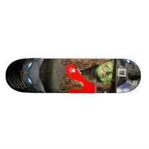 Sorcière de Halloween Skateboards Personnalisés