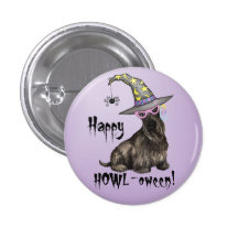 Sorcière de Terrier d'écossais Badges Avec Agrafe