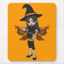 Sorcière féerique Mousepad Tapis De Souris