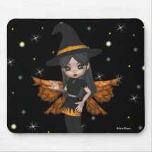 Sorcière féerique Mousepad Tapis De Souris