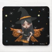 Sorcière féerique Mousepad Tapis De Souris