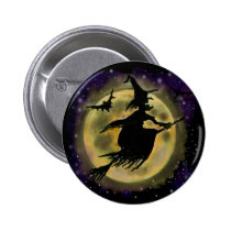 Sorcière badges publicitaires