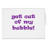 Sortez de ma bulle cartes